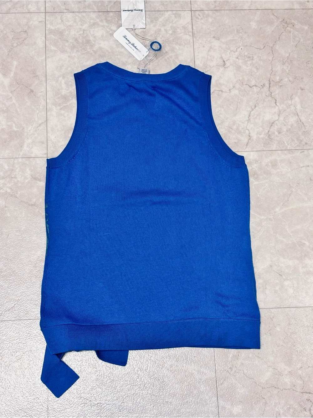 Tommy Bahama NEW WITH TAGS Palm Cove Tie Hem Knit Tank Small - Picture 7 of 8